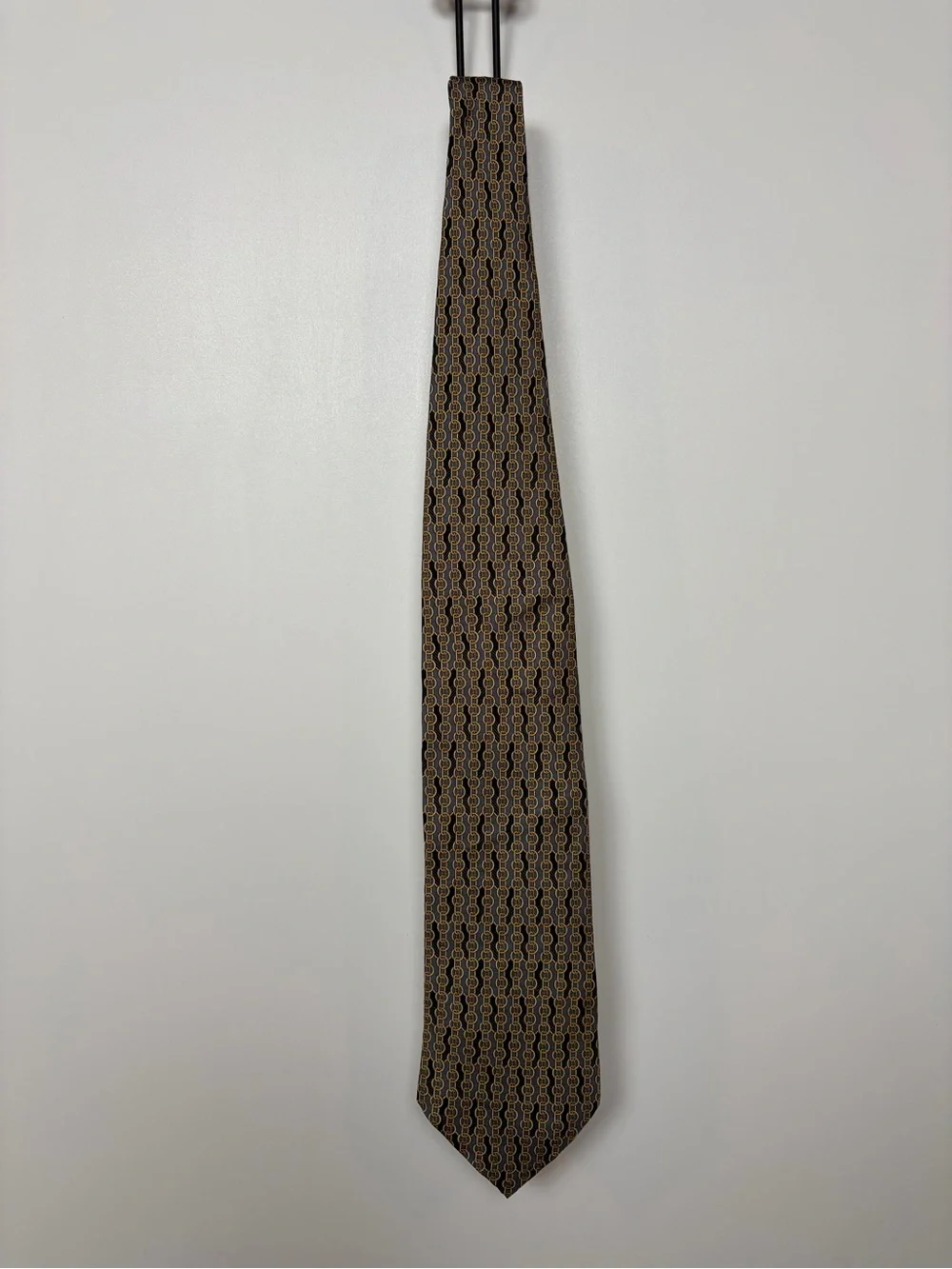 Paolo Gucci Silk Equestrian Tie